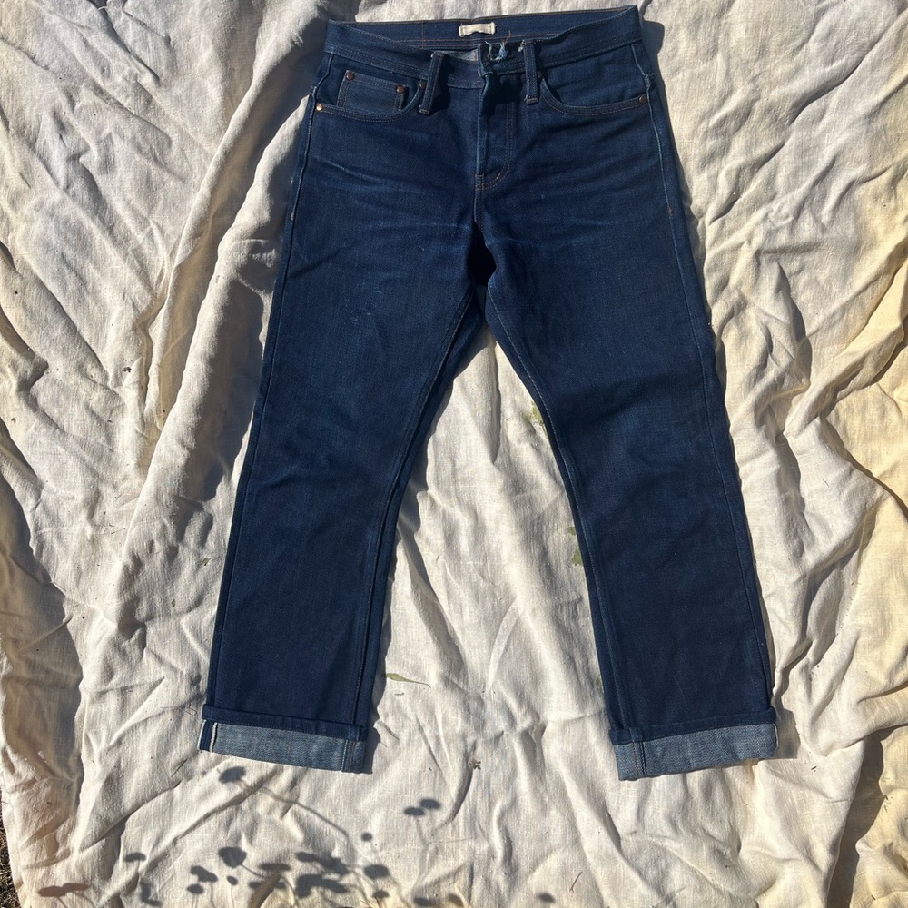 Heavy selvedge denim